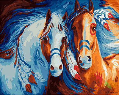 Animal Paint By Numbers Kits UK GX23655