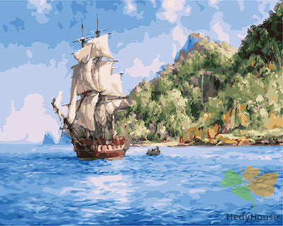 Seascape Paint By Numbers Kits UK GX23657