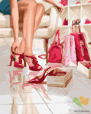 Portrait Paint By Numbers Kits UK GX23673