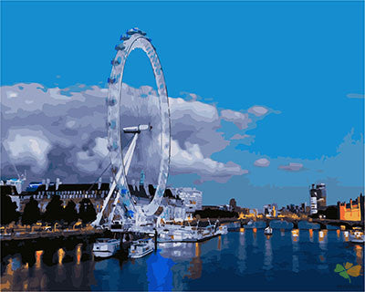 City Paint By Numbers Kits UK GX23682