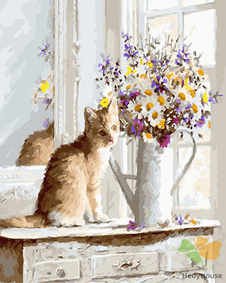 Cat & Dog Paint By Numbers Kits UK GX23685