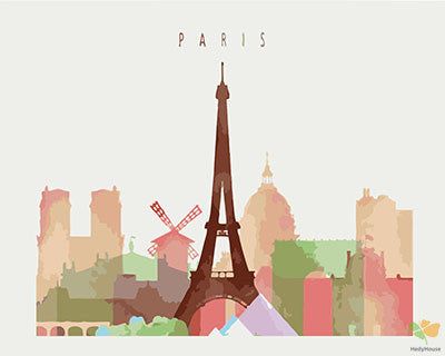 City Paint By Numbers Kits UK GX23688