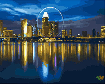 City Paint By Numbers Kits UK GX23690