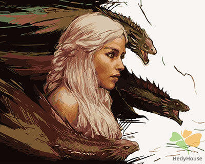 Portrait Paint By Numbers Kits UK GX23708