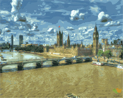 City Paint By Numbers Kits UK GX23724