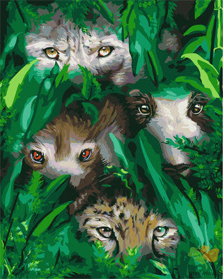 Animal Paint By Numbers Kits UK GX23744