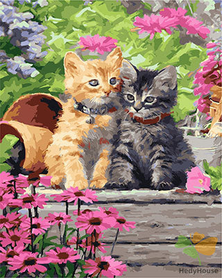 Cat & Dog Paint By Numbers Kits UK GX23770