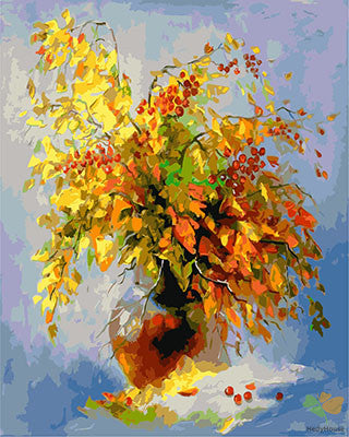 Flower Paint By Numbers Kits UK GX23785