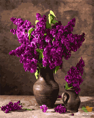 Flower Paint By Numbers Kits UK GX23800