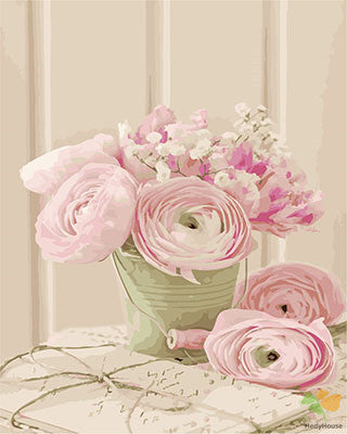 Flower Paint By Numbers Kits UK GX23814