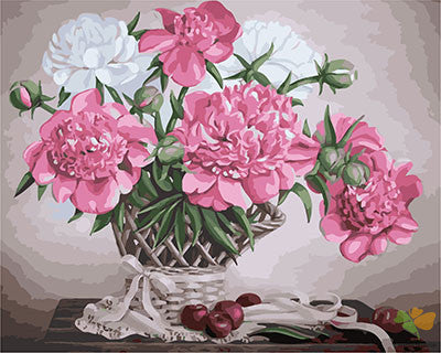 Flower Paint By Numbers Kits UK GX23826