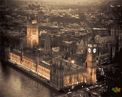 City Paint By Numbers Kits UK GX23836