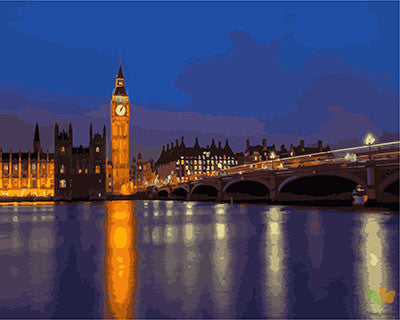 City Paint By Numbers Kits UK GX23838