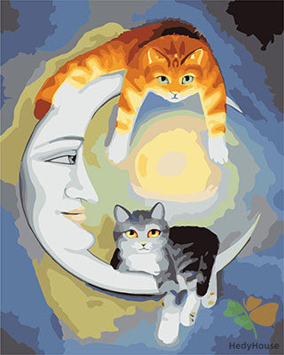 Cat & Dog Paint By Numbers Kits UK GX23843