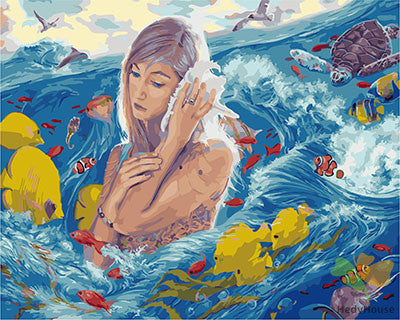 Portrait Paint By Numbers Kits UK GX23852