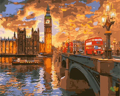 City Paint By Numbers Kits UK GX23858