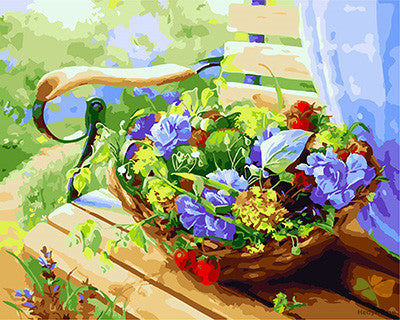 Flower Paint By Numbers Kits UK GX23872