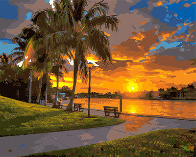 Landscape Paint By Numbers Kits UK GX23883