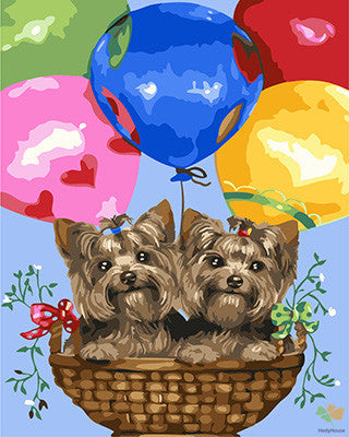 Cat & Dog Paint By Numbers Kits UK GX23887