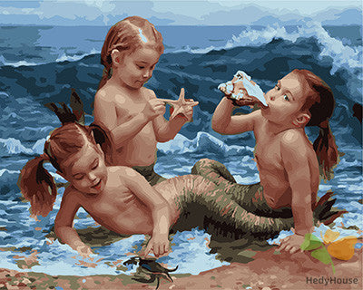 Portrait Paint By Numbers Kits UK GX23892