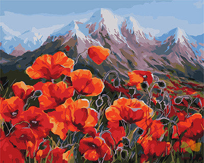 Flower Paint By Numbers Kits UK GX24026