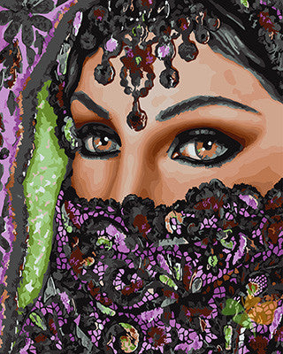 Portrait Paint By Numbers Kits UK GX24040