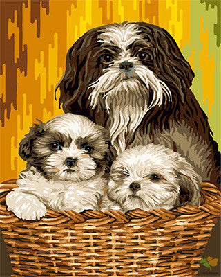 Cat & Dog Paint By Numbers Kits UK GX24063