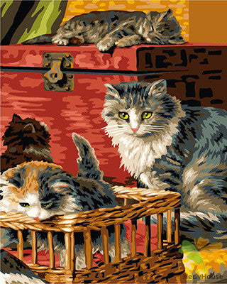 Cat & Dog Paint By Numbers Kits UK GX24064