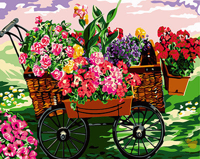 Flower Paint By Numbers Kits UK GX24070