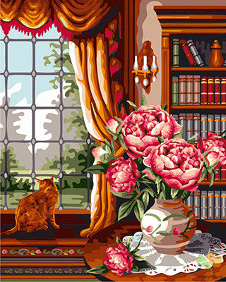 Flower Paint By Numbers Kits UK GX24084