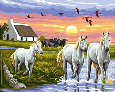 Animal Paint By Numbers Kits UK GX24101