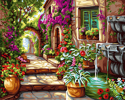 Flower Paint By Numbers Kits UK GX24106