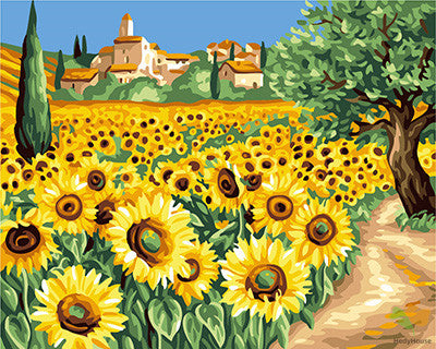 Flower Paint By Numbers Kits UK GX24114