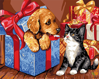 Cat & Dog Paint By Numbers Kits UK GX24121