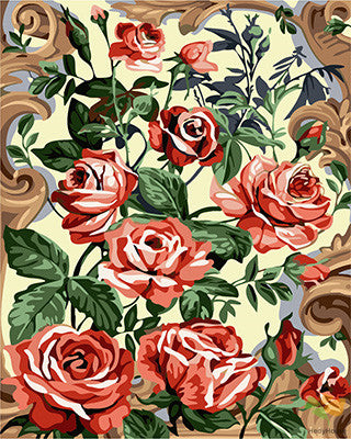 Flower Paint By Numbers Kits UK GX24135