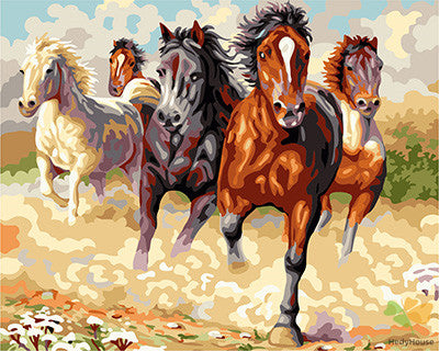 Animal Paint By Numbers Kits UK GX24144