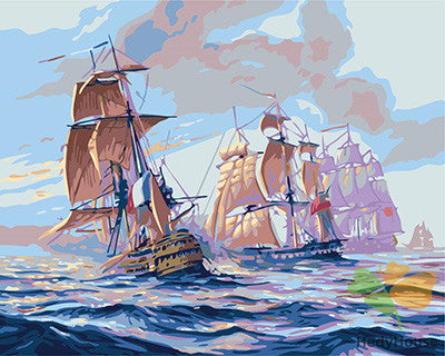 Seascape Paint By Numbers Kits UK GX24173