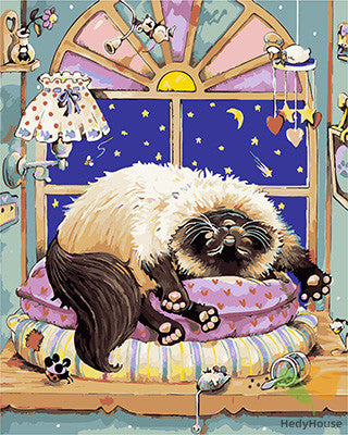 Cat & Dog Paint By Numbers Kits UK GX24178