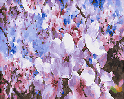 Flower Paint By Numbers Kits UK GX24193