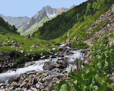 Landscape Paint By Numbers Kits UK GX24209