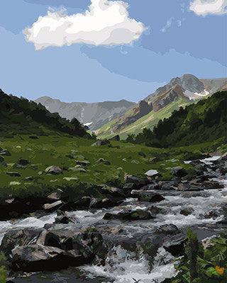 Landscape Paint By Numbers Kits UK GX24222