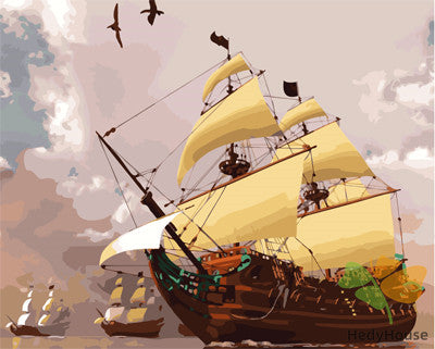 Seascape Paint By Numbers Kits UK GX24284