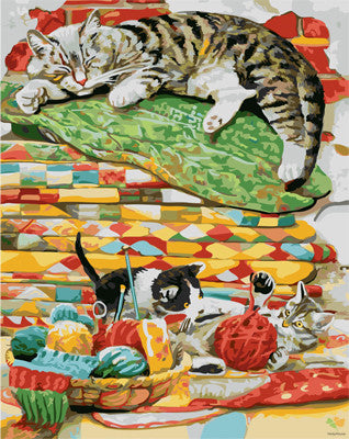 Colorful Paint By Numbers Kits UK GX24286