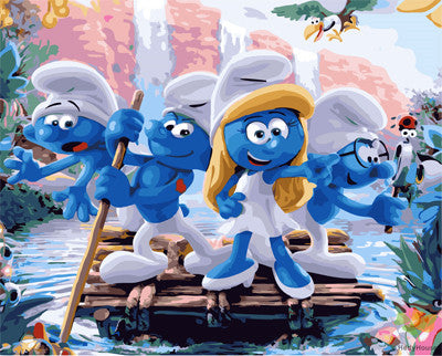 Cartoon Paint By Numbers Kits UK GX24288