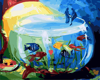 Cartoon Paint By Numbers Kits UK GX24337