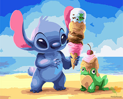 Cartoon Paint By Numbers Kits UK GX24348