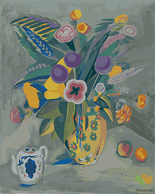 Flower Paint By Numbers Kits UK GX24351