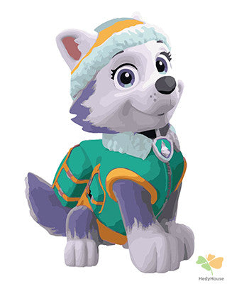 Cartoon Paint By Numbers Kits UK GX24443