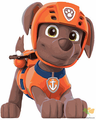 Cartoon Paint By Numbers Kits UK GX24452