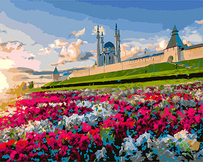 Flower Paint By Numbers Kits UK GX24506